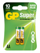 Батарейка  GP Super Alkaline 15A(AA/LR06) FSB2